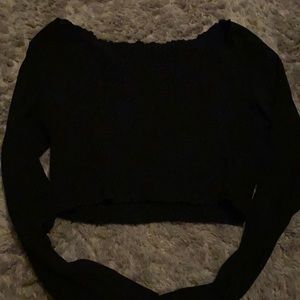 off the shoulder crop top